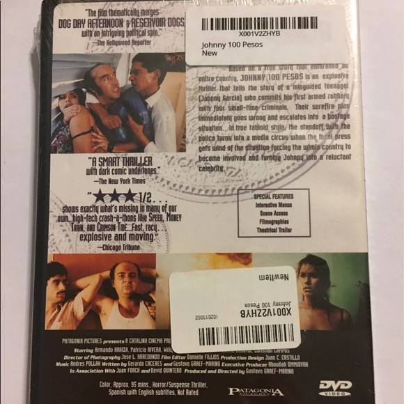 Johnny 100 Peso Dvd new sealed - Picture 2 of 2